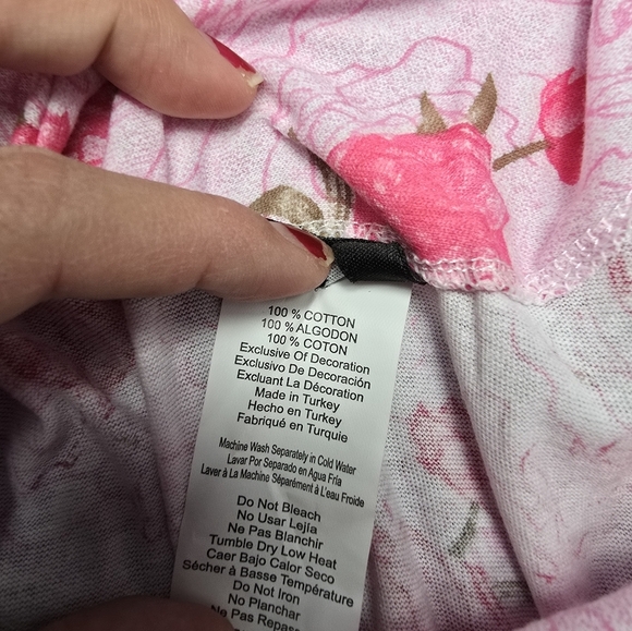 3/$15 cocoom pink rose night gown one size - Picture 7 of 10